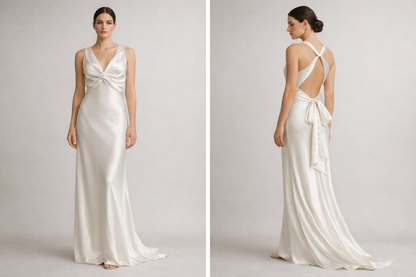 Ruth Tarvydas Bias -Cut Silk Gown (CBK style)