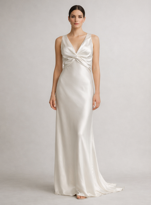 Ruth Tarvydas Bias -Cut Silk Gown (CBK style)