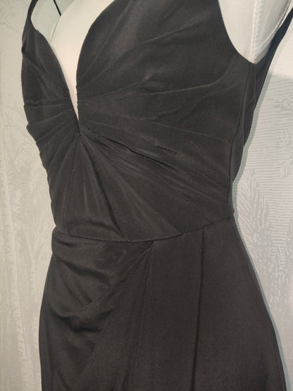 Zimmermann Black Draped Dress