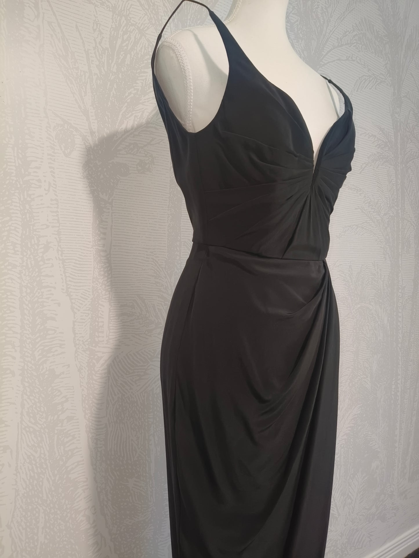 Zimmermann Black Draped Dress