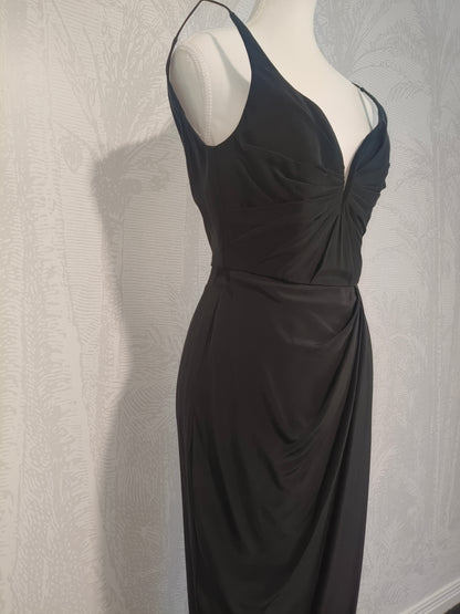 Zimmermann Black Draped Dress