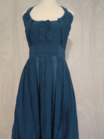Willow Midnight Silk Halter Gown – Made in Australia