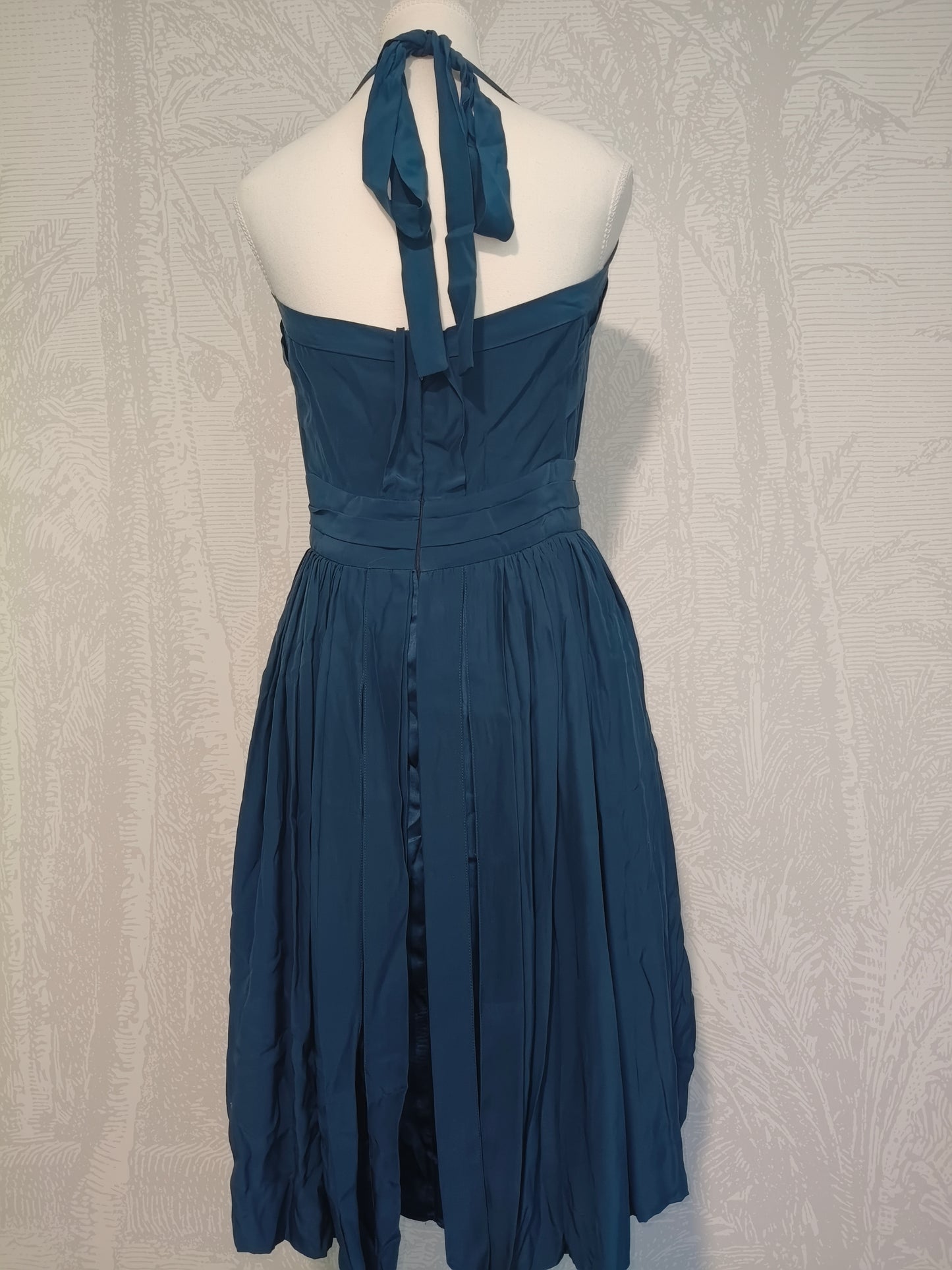 Willow Midnight Silk Halter Gown – Made in Australia