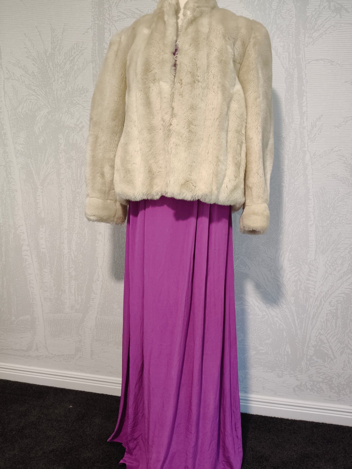 Zimmermann Strapless Orchid Silk Gown