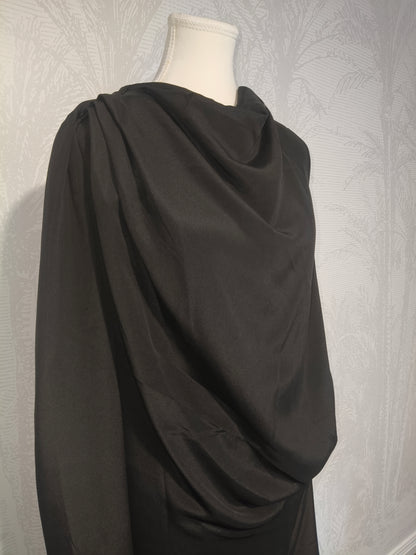 Michael Lo Sordo Cold Shoulder Maxi Dress with Scoop Back