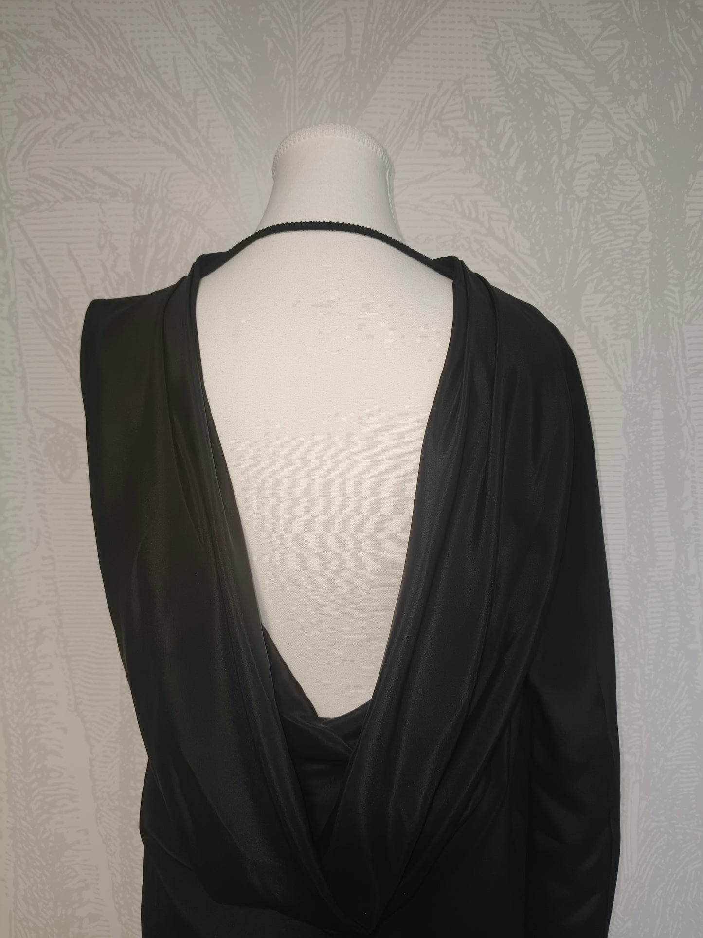 Michael Lo Sordo Cold Shoulder Maxi Dress with Scoop Back